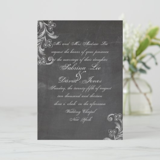 Einladung zur Blumenzwiebelfeier (Stehend Vorderseite)