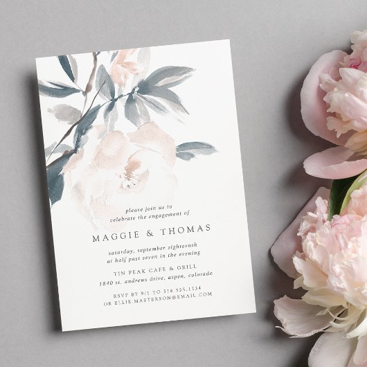 Einladung zur "Blush Whisper Engagement Party"