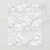 Einladung zur Blütendusche (Rückseite)