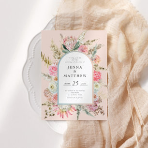 Einladung zur Bohemischen Blütenhochzeit