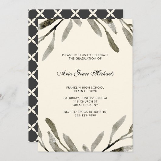 Einladung zur botanischen Graduiertengruppe (Vorne/Hinten)