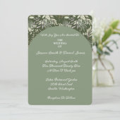 Einladung zur Botanischen Hochzeit (Stehend Vorderseite)