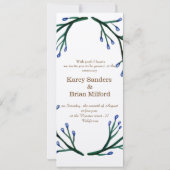 Einladung zur botanischen Hochzeit (Rückseite)