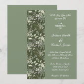 Einladung zur Botanischen Hochzeit (Vorne/Hinten)