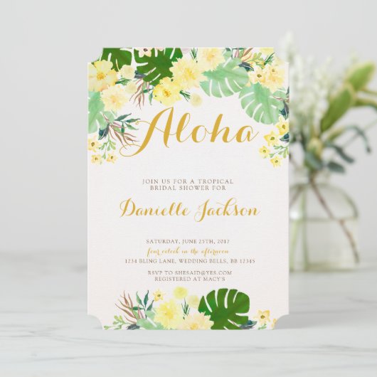 Einladung zur Brautdusche (Stehend Vorderseite)