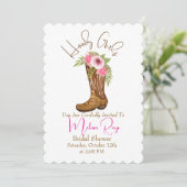 Einladung zur Brautdusche (Stehend Vorderseite)