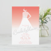 Einladung zur Brautdusche (Stehend Vorderseite)