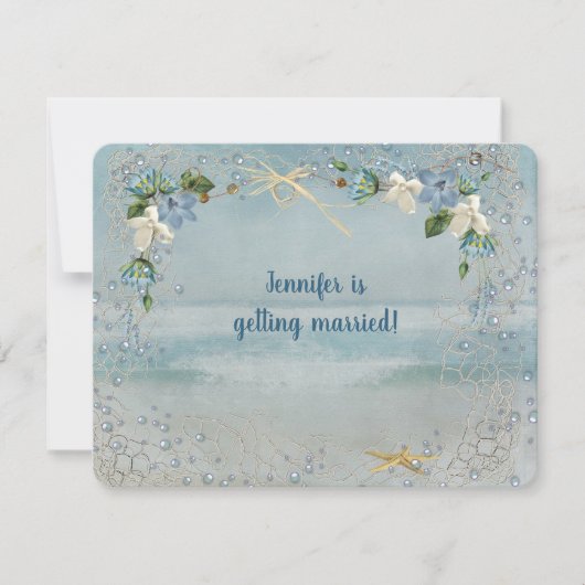 Einladung zur Brautdusche (Vorderseite)