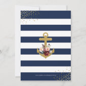 Einladung zur Brautdusche (Rückseite)