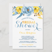 Einladung zur Brautdusche, Blumenwasser (Vorderseite)