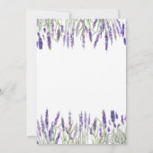 Einladung zur Brautdusche, Hochzeit (Rückseite)