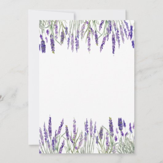 Einladung zur Brautdusche, Hochzeit (Rückseite)