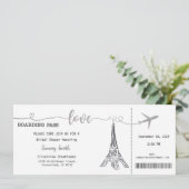 Einladung zur Brautdusche, Hochzeitssaison (Stehend Vorderseite)
