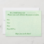 Einladung zur Brautdusche - Lily of the Valley (Rückseite)