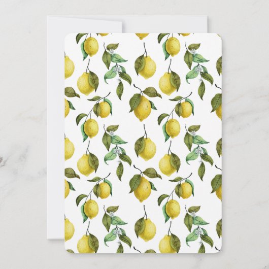 Einladung zur Brautdusche mit Hauptpresse (Rückseite)