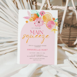 Einladung zur Brautdusche mit Hauptpresse