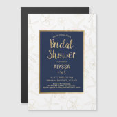 Einladung zur Brautdusche - Strand, nautisch (Vorne/Hinten)