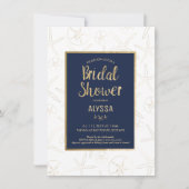 Einladung zur Brautdusche - Strand, nautisch (Vorderseite)