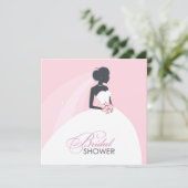 Einladung zur Brautparty-Flachkarte (Stehend Vorderseite)