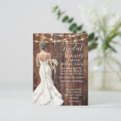 Einladung zur Brautparty Psalm 91:2 Postkarte (Stehend Vorderseite)