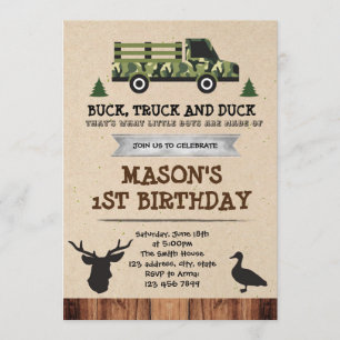 Einladung zur Bucks Trucks and Ducks-Party