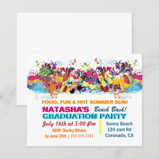 Einladung zur Budgetaktionspartei (Vorne/Hinten)