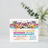 Einladung zur Budgetaktionspartei (Stehend Vorderseite)