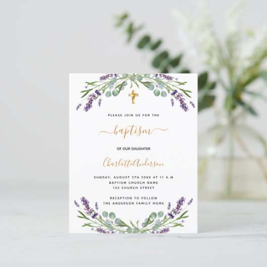 Einladung zur Budgethaftung (Stehend Vorderseite)