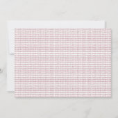 Einladung zur Bunny Birthday Party Foto (Rückseite)