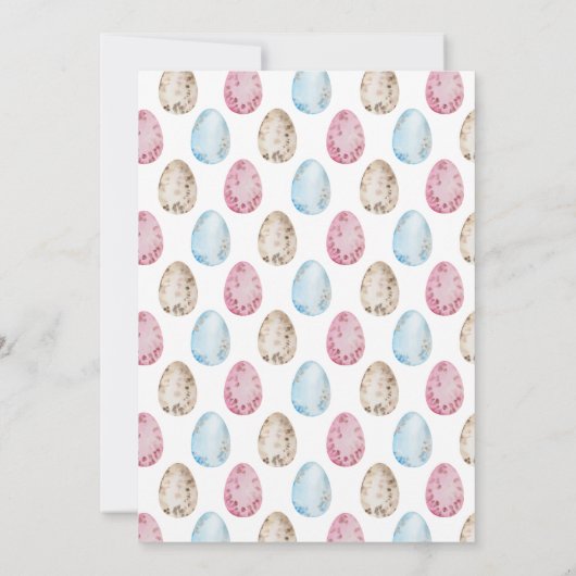 Einladung zur Bunny Oaster Egg (Rückseite)