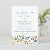 Einladung zur Butterfly-Gedenkveranstaltung (Stehend Vorderseite)