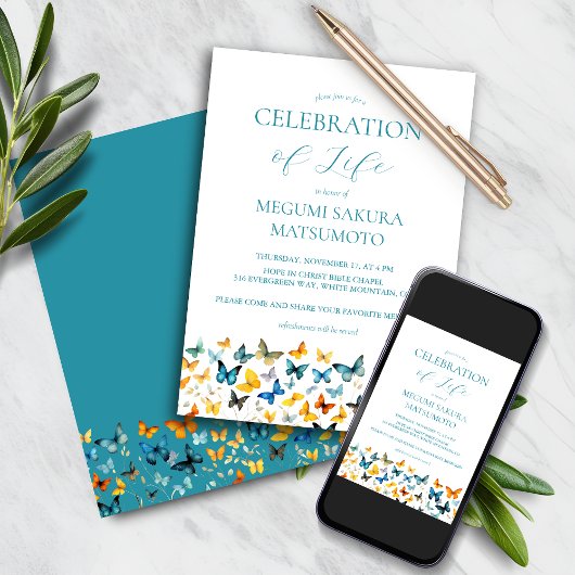 Einladung zur Butterfly-Gedenkveranstaltung - Aqua