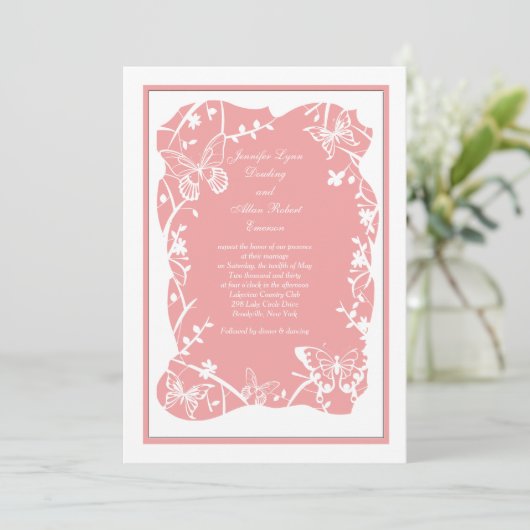 Einladung zur Butterfly-Wiese (Stehend Vorderseite)