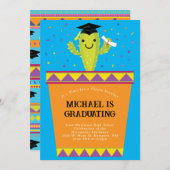 Einladung zur Cactus Fiesta Graduation Party (Vorne/Hinten)