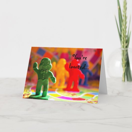 Einladung zur Candy Land Card (Vorderseite)