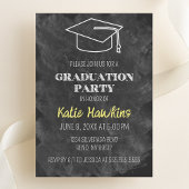Einladung zur Chalkboard Graduation Party