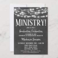 Einladung zur Chalkboard Ministry Graduation Party