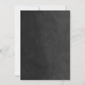 Einladung zur Charcoal String Lights Graduation Pa (Rückseite)