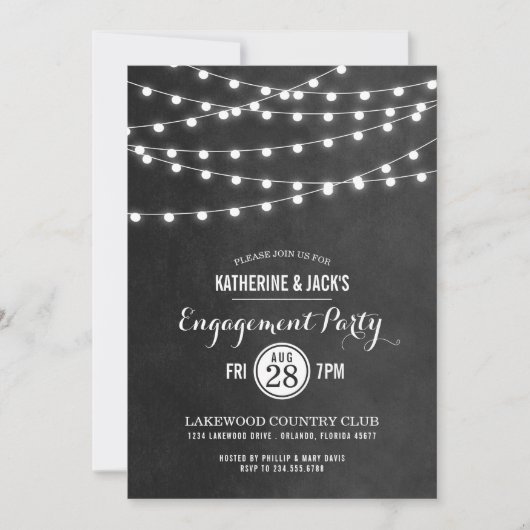 Einladung zur Charcostring Lights-Anhängerin (Vorderseite)