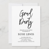 Einladung zur Charm-Graduierungsparty (Vorderseite)