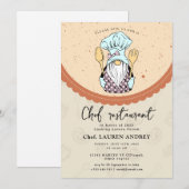 Einladung zur Chef-Restaurant-Feier (Vorne/Hinten)