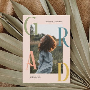 Einladung zur Chic Foto Graduation Party