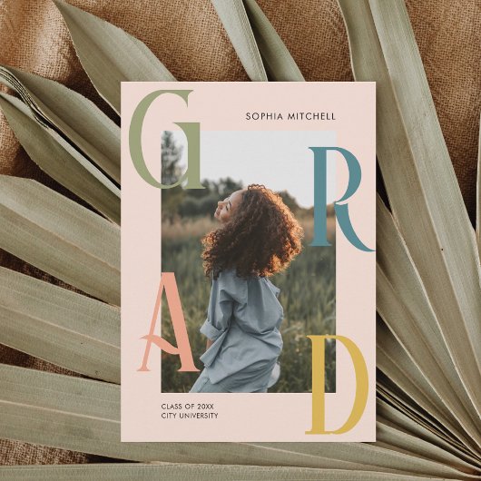 Einladung zur Chic Foto Graduation Party