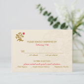 Einladung zur chinesischen Hochzeit - UAWG (Stehend Vorderseite)