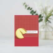 Einladung zur chinesischen Probe für Glückskekse (Stehend Vorderseite)