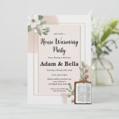 Einladung zur christlichen Haushaltserwärmung (Stehend Vorderseite)