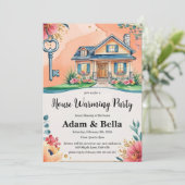 Einladung zur christlichen Haushaltserwärmung (Stehend Vorderseite)