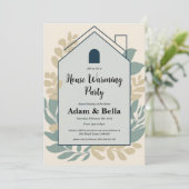 Einladung zur christlichen Haushaltserwärmung (Stehend Vorderseite)