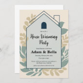 Einladung zur christlichen Haushaltserwärmung (Vorne/Hinten)