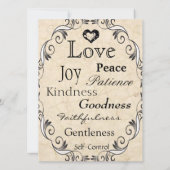 Einladung zur Christlichen Hochzeit (Rückseite)